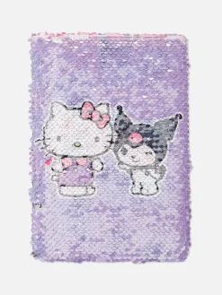 A5 Hello Kitty And Kuromi Reversible Sequin Notebook