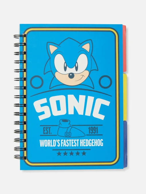 A5 Sonic The Hedgehog Notebook