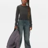 Acid Wash Long Sleeve T-shirt