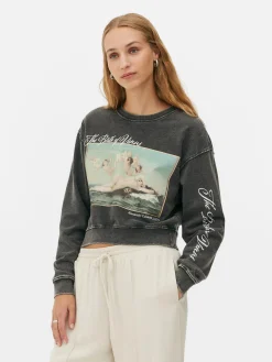 Alexandre Cabanel Cropped Sweatshirt