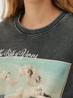 Alexandre Cabanel Cropped Sweatshirt