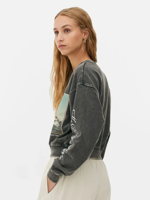 Alexandre Cabanel Cropped Sweatshirt