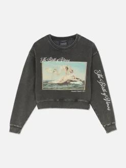 Alexandre Cabanel Cropped Sweatshirt
