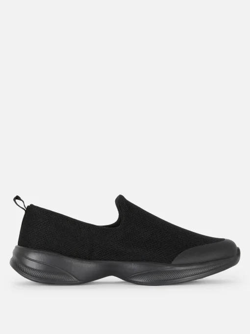 Athletic Fabric Slip On Shoe