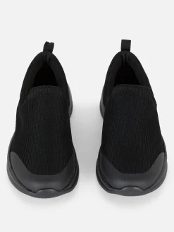 Athletic Fabric Slip On Shoe