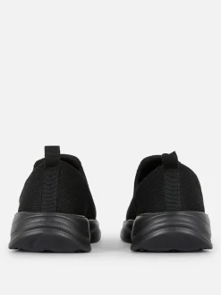 Athletic Fabric Slip On Shoe