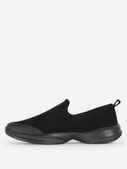 Athletic Fabric Slip On Shoe