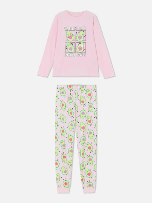 Avocado Velour Pajamas