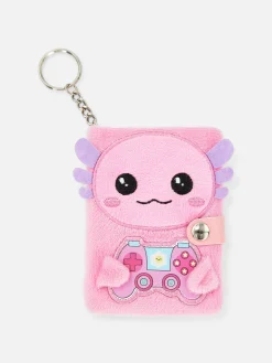 Axolotl Mini Notebook Keychain