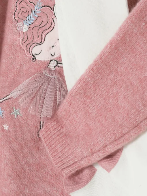Ballerina Sweater Dress And Tights Set