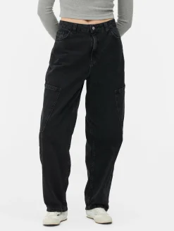Balloon Leg Cargo Jeans
