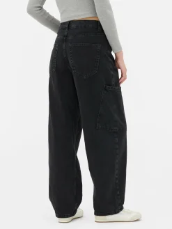 Balloon Leg Cargo Jeans