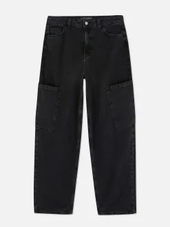 Balloon Leg Cargo Jeans