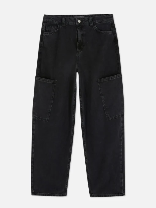 Balloon Leg Cargo Jeans