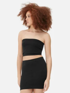 Bandeau Rib Crop Top