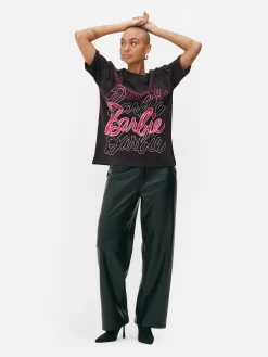 Barbie Logo Oversized T-Shirt