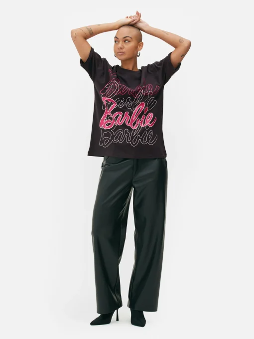 Barbie Logo Oversized T-Shirt