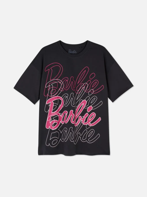 Barbie Logo Oversized T-Shirt