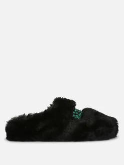 Beetlejuice Fluffy Mule Slippers