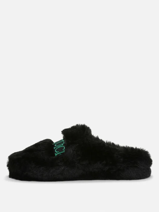 Beetlejuice Fluffy Mule Slippers