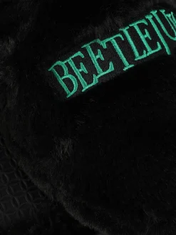 Beetlejuice Fluffy Mule Slippers