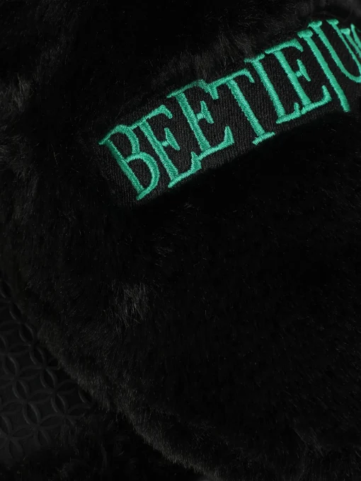 Beetlejuice Fluffy Mule Slippers