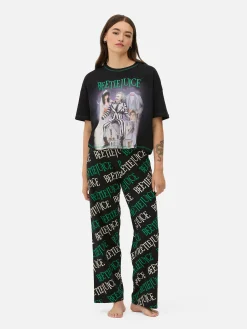 Beetlejuice Logo Pajama Set