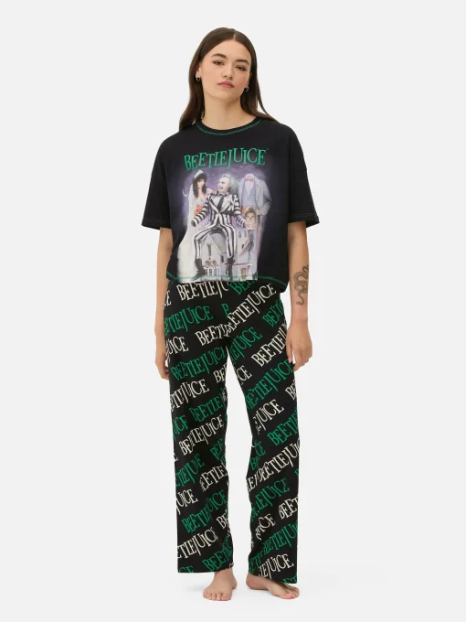Beetlejuice Logo Pajama Set