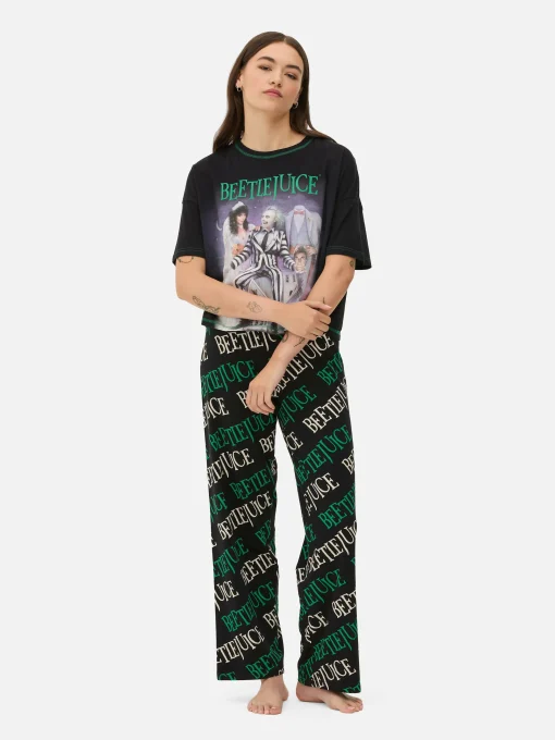 Beetlejuice Logo Pajama Set