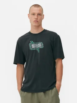 Beetlejuice Washed Effect T-Shirt