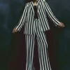 Beetlejuice X Colleen Atwood Striped Blazer