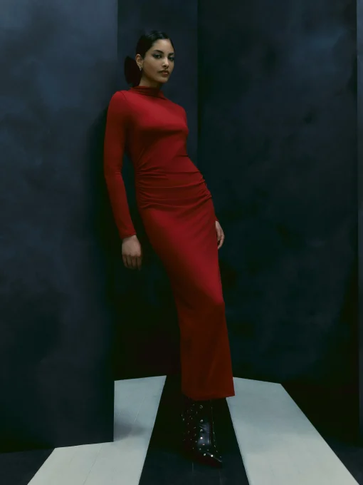 Beetlejuice X Colleen Atwood Jersey Maxi Dress