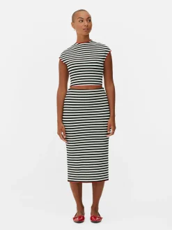 Beetlejuice X Colleen Atwood Striped Top