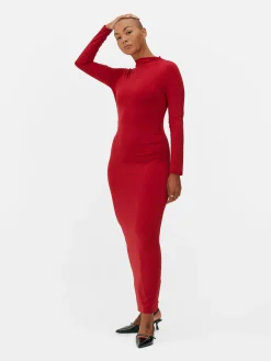 Beetlejuice X Colleen Atwood Jersey Maxi Dress