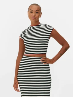 Beetlejuice X Colleen Atwood Striped Top