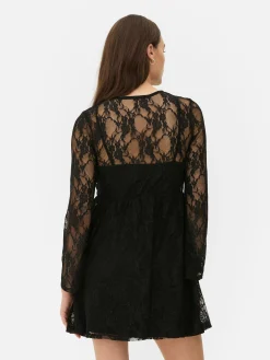 Beetlejuice X Colleen Atwood Lace Mini Dress