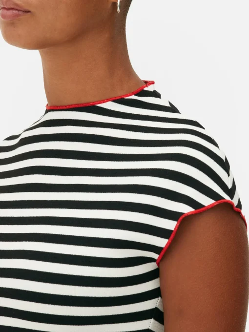 Beetlejuice X Colleen Atwood Striped Top