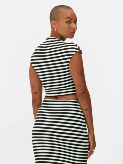 Beetlejuice X Colleen Atwood Striped Top