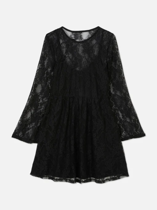 Beetlejuice X Colleen Atwood Lace Mini Dress