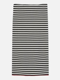 Beetlejuice X Colleen Atwood Stripe Midi Skirt Set