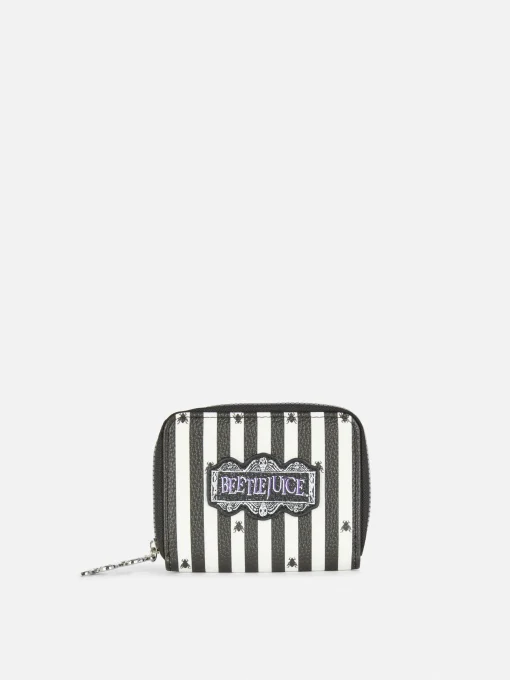 Beetlejuice Zip-Up Purse
