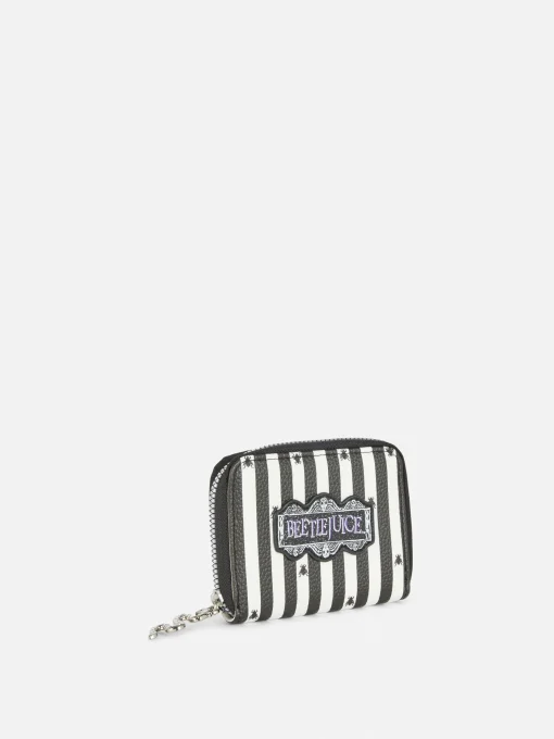 Beetlejuice Zip-Up Purse