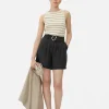 Belted Bermuda Shorts