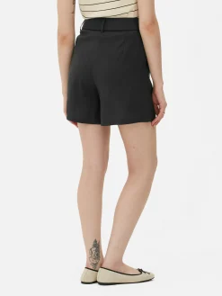 Belted Bermuda Shorts