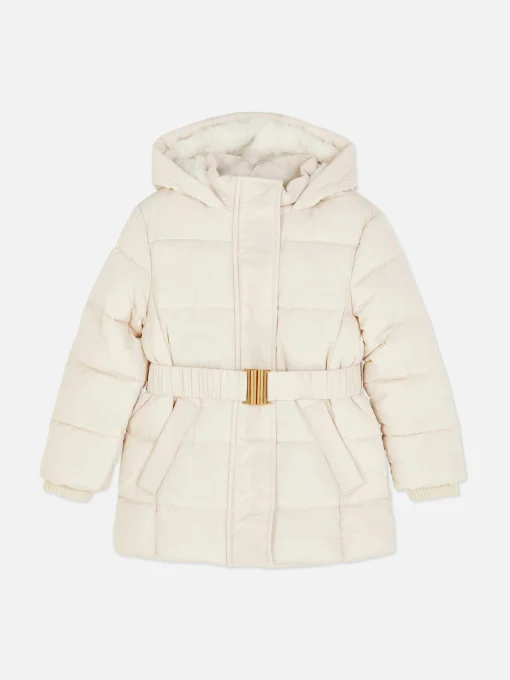 Belted Puffer Jacket