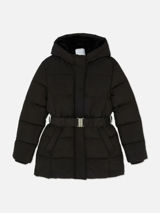 Belted Puffer Jacket