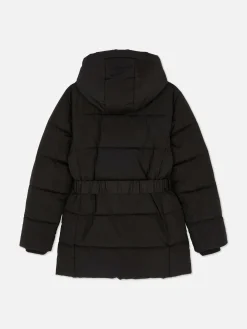 Belted Puffer Jacket