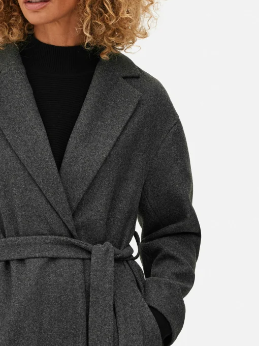 Belted Wrap Coat