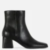 Block Heel Ankle Boots