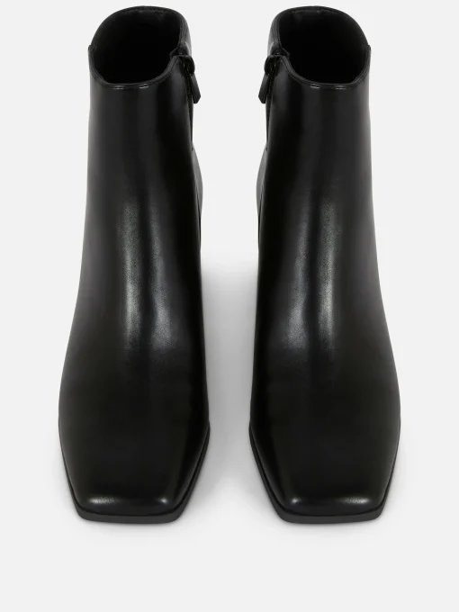 Block Heel Ankle Boots
